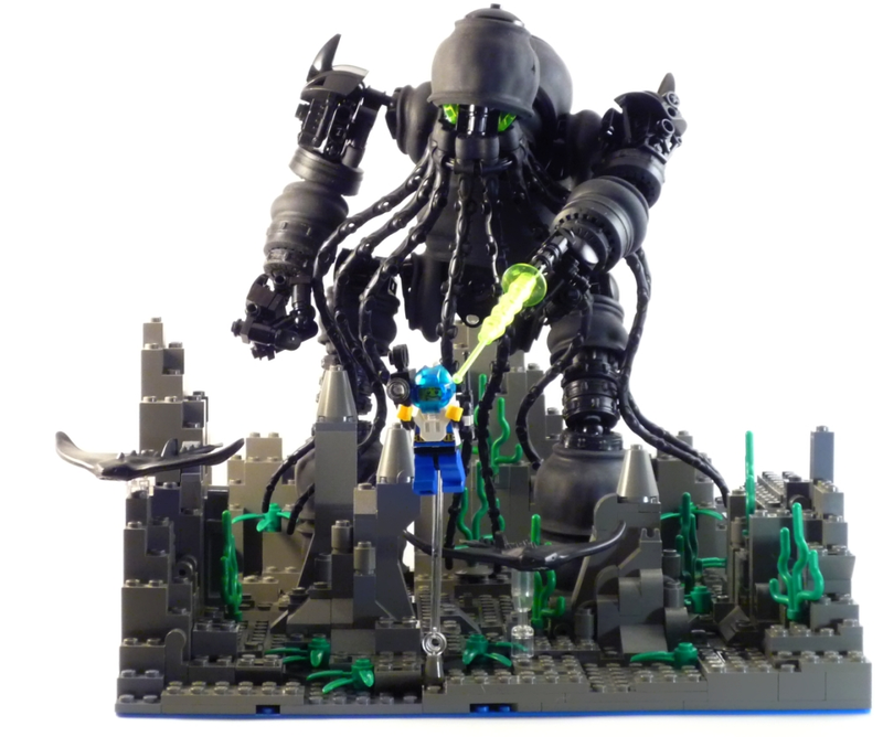 Illustration for article titled These Cthulhu LEGO sets will drive you insane with little plastic bricks